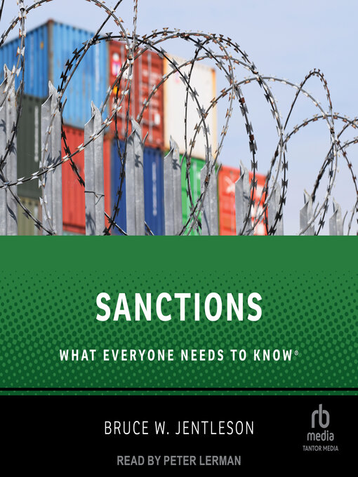 Title details for Sanctions by Bruce W. Jentleson - Available